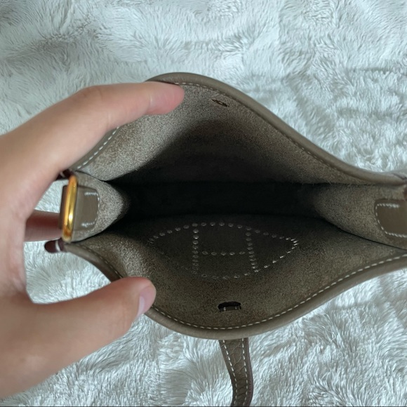 Hermes mini evelyne tpm etoupe - Picture 3 of 6